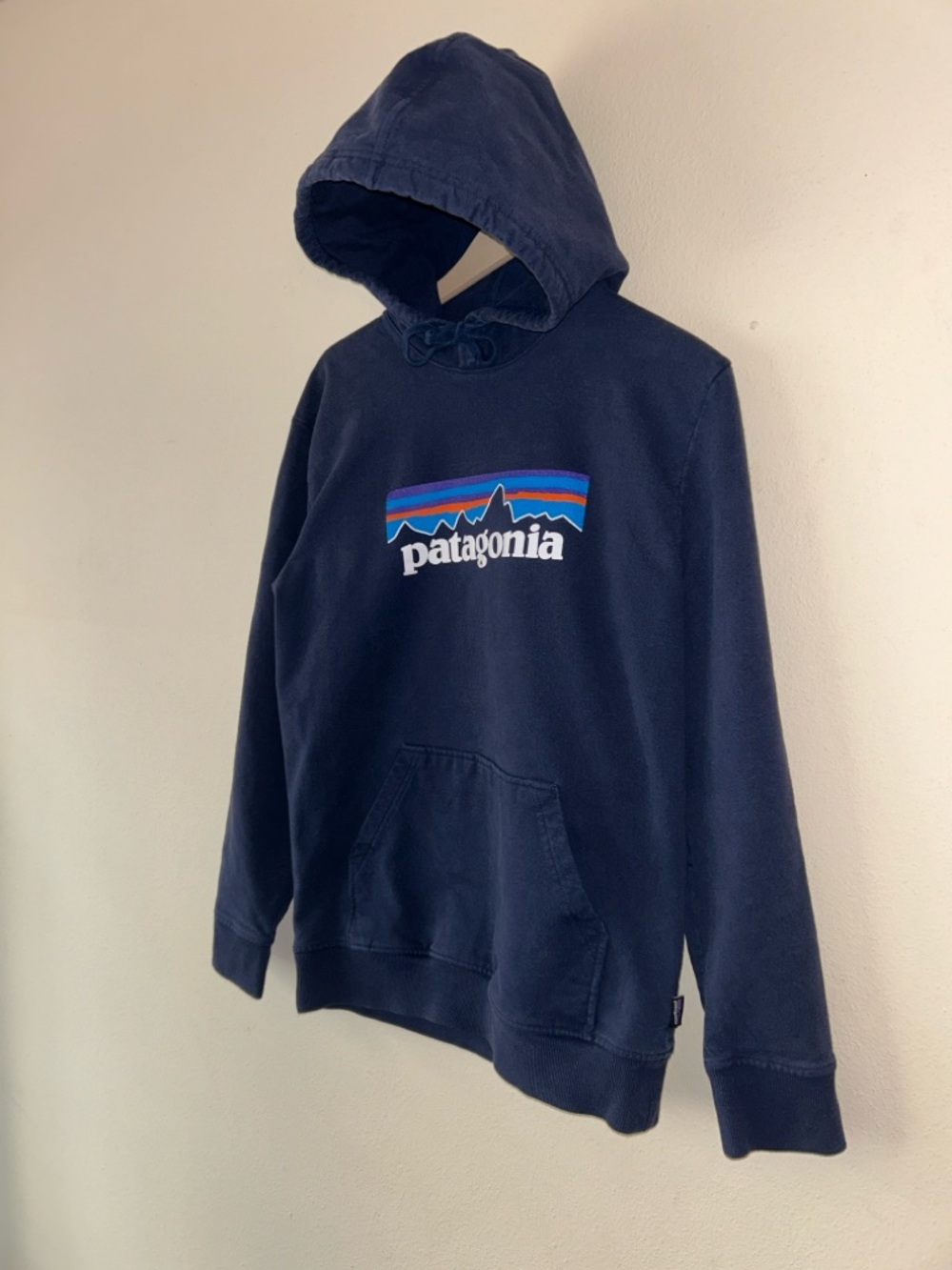 Navy Blue Patagonia Men's Hoodie - Size S